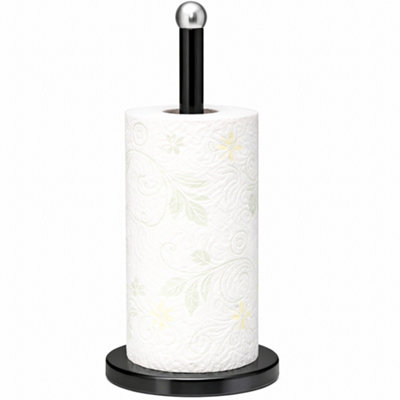 Innoteck Essentials Kitchen Paper Towel HolderBlack from B&Q