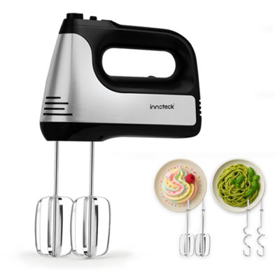Innoteck Kitchen Pro Electric Hand Mixer - 400W - 6 Speed Turbo Boost - Black - Image 7