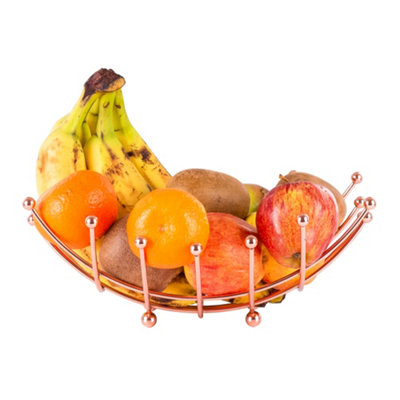 Innoteck Essentials Nest Shape Fruit BowlCopper from B&Q