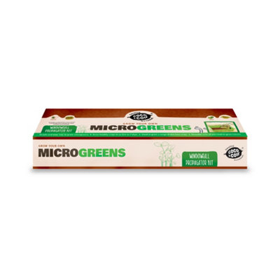 Coco & Coir Grow Your Own Microgreens Full Kit Seed Propagator Gardening Gift Set Harvest In Up To 2 Weeks. Seeds IncludedWindowsil