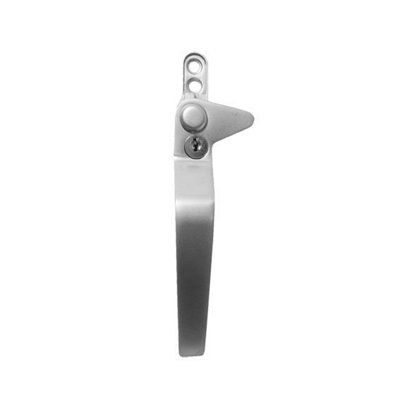 Windowparts Flexi Cockspur Window Handle Left HandSilver20896 from B&Q