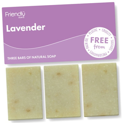 Friendly Soap Lavender 3 Pack - Natural Soap - Image 4