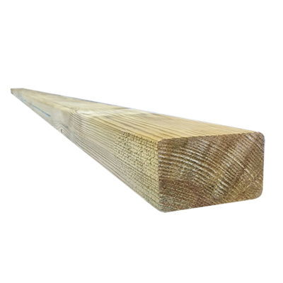 Snowdon Timber Treated 3X2" Cls TimberDecking Joists (T) 38mm (W) 63mm (L) 2.4MPack Of 2 from B&Q