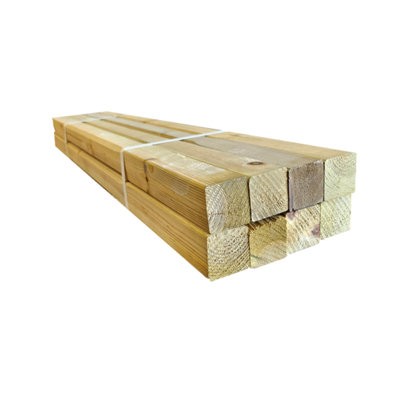 Snowdon Timber Treated Deck Blank Spindles (W) 41mm (H) 895mmPack Of 4 from B&Q