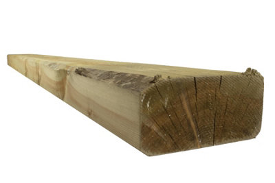 Snowdon Timber Reject Treated Eased Edge Sleeper (H) 95mm (W) 195mm (L) 2.4MPack Of 2 from B&Q