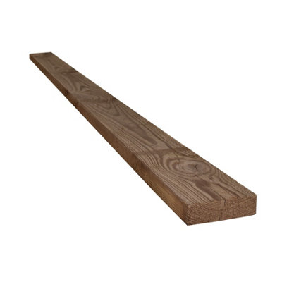 Snowdon Timber Reject Treated 3X1" Timber (T) 22mm (W) 75mm (L) 1.8MPack Of 4 from B&Q