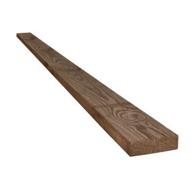 Snowdon Timber Reject Treated 3X1" Timber (T) 22mm (W) 75mm (L) 2.4MPack Of 12 from B&Q