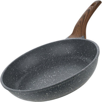 Homiu Non-Stick Frying Pan For All Hobs24 Cm Lightweight Aluminium Pan With Heat Resistant HandleHeavy Duty Pan For Cooking from B&Q