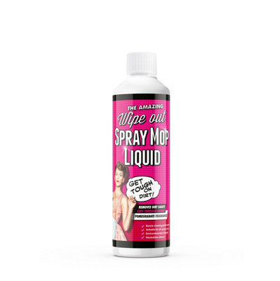 WipeoutSpray Mop Liquid Detergent Refill SolutionReady To Use Floor CleanerPomegranate Fragrance 500Ml from B&Q