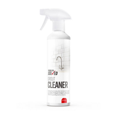 Problem SolvedGrout Cleaner SprayRemoves Stubborn Dirt & Stains Between Tiled Walls And Floors500Ml from B&Q