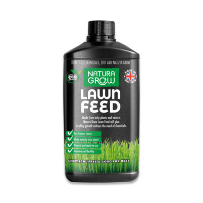 Natura Grow Lawn Feed 1 Litre Bottle from B&Q