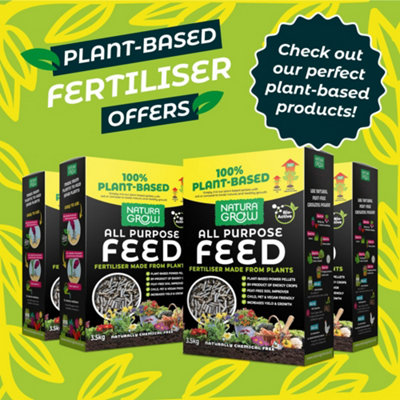 Natura Grow All Purpose Feed 3.5Kg Bundle from B&Q