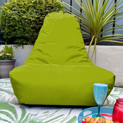 rucomfy Beanbags Rucomfy Indoor Or Outdoor Adults Water Resistant Olive Beanbag Chair from B&Q