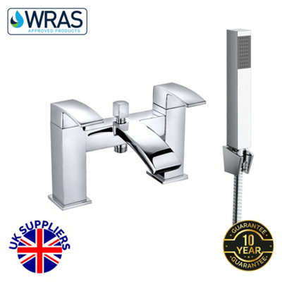  - Decent Chrome Waterfall Bath Shower Mixer & Handset