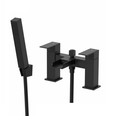  - Swift Black Bath Shower Mixer& Handset