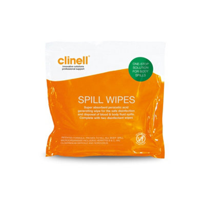 Clinell Highly Absorbable Single Spill Wipe For Bodily Fluids from B&Q