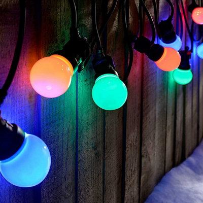 B&Q -  DaphneCgc Multi Coloured Led Festoon Outdoor String Lights Kit