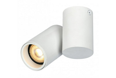 Cgc Lighting White Cgc Lup Modern Single Gu10 Adjustable Ceiling Spotlight