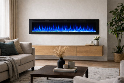 Flameko Winslow 68" Electric Fireplace Remote Control 750W-1500W Heater from B&Q