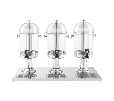 Quattro Triple 3 X 8 Litre Executive Juice Dispenser With Ice Chambers