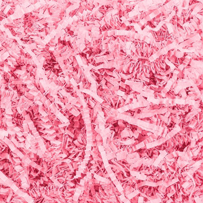Creavvee 1Kg Pink Zigzag Crinkle Shredded Paper Kraft Packing Hamper Filler Protection Decoration from B&Q