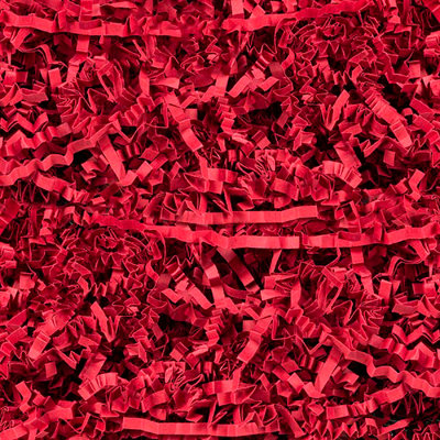 Creavvee 500G Red Zigzag Crinkle Shredded Paper Kraft Packing Hamper Filler Protection Decoration from B&Q