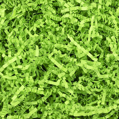 Creavvee 500G Light Green Zigzag Crinkle Shredded Paper Kraft Packing Hamper Filler Protection Decoration from B&Q