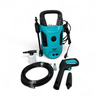 B&Q -  Powerful High Pressure Jet Washer Electric Water Cleaner With Spray Gun & Hose