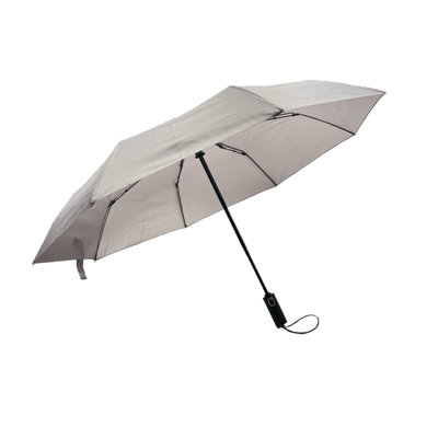Start and Drive Sd,travel Umbrella Auto Open Close Compact Lightweight Strong Easy To Carry For Men And WomenGrey from B&Q