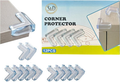 Start And Drive Sd, Corner Protectors For Baby Kids Table Cupboard Edge Guards Clear Strong Adhesive Safety Bumpers Cushion (Pack Of 12)