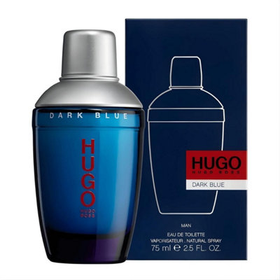 B&Q Hugo Boss Hugo Dark Blue For Men Eau De Toilette Spray 75Ml