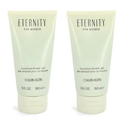 B&Q 2 Pack Calvin Klein Eternity 150Ml Luxurious Shower Gel