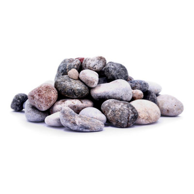 Fish Tank Aquarium Decoration Natural Pea Gravel Stones 15-30mm 20Kg from B&Q