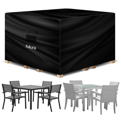 Futura 420D Patio Cover Square 150X150x75cm Weatherproof Outdoor Garden Furniture Cover