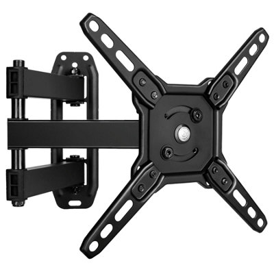 B&Q -  Universal Tv Wall Bracket Mount For 13-43 Inch TvsTiltSwivel & 90 RotationVesa 75X75mm To 200X200mm20Kg Max Load