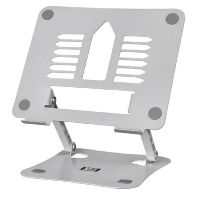 Futura Laptop Stand Adjustable Portable RiserSilver Foldable Aluminium Holder For Macbook Airpro And 11 To 17 Inch Laptops from B&Q
