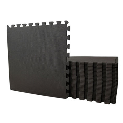 B&Q -  16 Piece Eva Foam Floor Protective Tiles Or Mats 60X60Cm Each