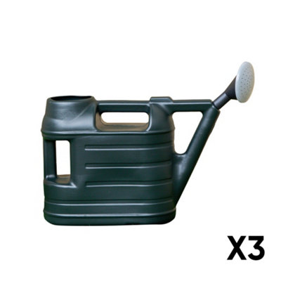 Samuel Alexander 3 Pack Of 6.5L Ward Garden Watering Can With Rose In Green from B&Q