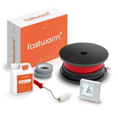 B&Q -  100W Electric Underfloor Heating Cable Kit3.5M2Digital Thermostat