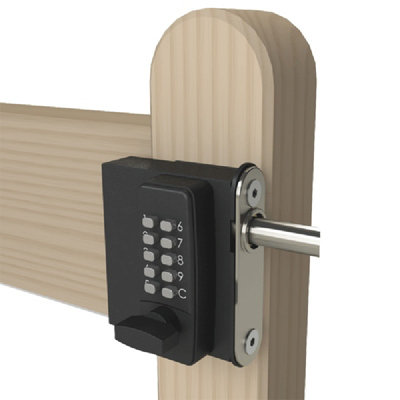 Gatemaster Digital Combination Gate Lock Surface Fixed Left Hand (Dglwl) from B&Q