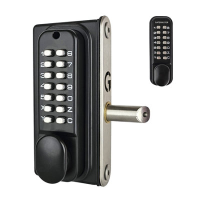 Gatemaster Superlock Surface Digital Combination Double Sided Right Hand Timber Gate Lock (Bdgwr) from B&Q