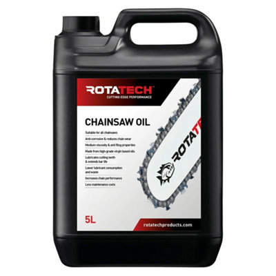 Rotatech 5L 5 Litre Universal Chainsaw Chain & Bar Oil from B&Q