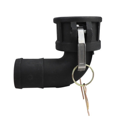 DNA PACKAGING LTD Camlock Coupler (2 Inch) To (2 Inch) Hose Tail 90-Degree Elbow from B&Q