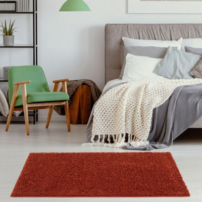 B&Q -  Terra Soft Plain Design Fluffy Shaggy Rugs And Runners High Pile Living Room Kitchen Hallway 380