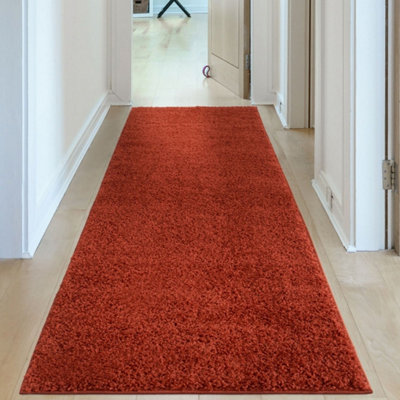 B&Q -  Terra Soft Plain Design Fluffy Shaggy Rugs And Runners High Pile Living Room Kitchen Hallway 380