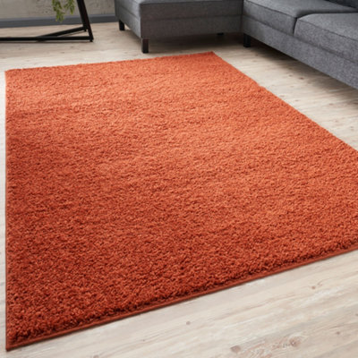 B&Q -  Terra Soft Plain Design Fluffy Shaggy Rugs And Runners High Pile Living Room Kitchen Hallway 380