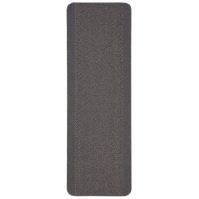 B&Q -  Washable Designer Rugs & Mats Bordered Design In Dark Grey  110D