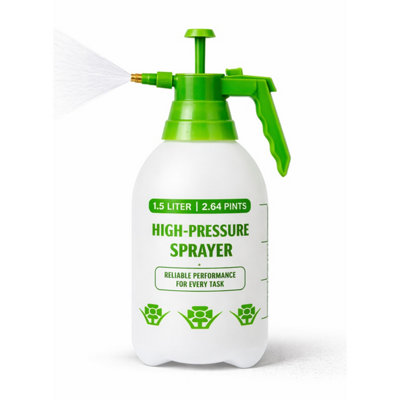  - Mantraraj 1.5L Garden Pressure Sprayer Bottle Handheld Weed Spray Bottle With Adjustable Nozzle