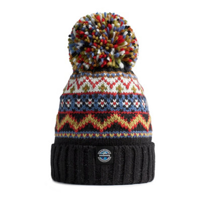 Superbobble Reflective Fair Isle Knit Bobble HatSimon Wilson from B&Q