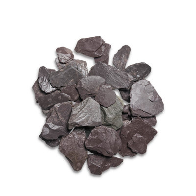 Buttercup Farm 20 mm Bulk Bag 850 Kg SlateBlue Coloured Slate ChipsL100 X W100 X H80 Cm from B&Q